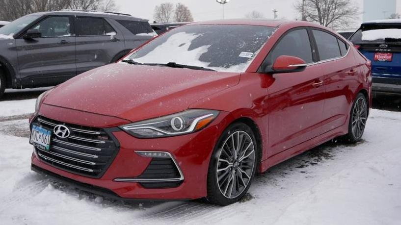 HYUNDAI ELANTRA 2018 KMHD04LBXJU451836 image