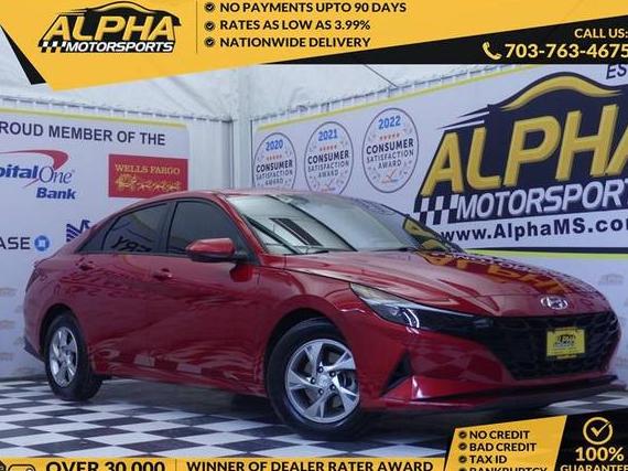 HYUNDAI ELANTRA 2021 5NPLL4AG9MH040478 image