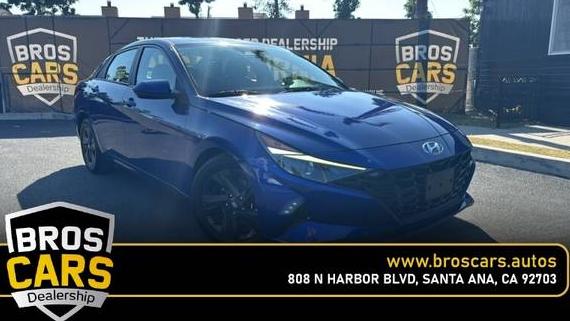 HYUNDAI ELANTRA 2021 5NPLM4AG2MH051223 image