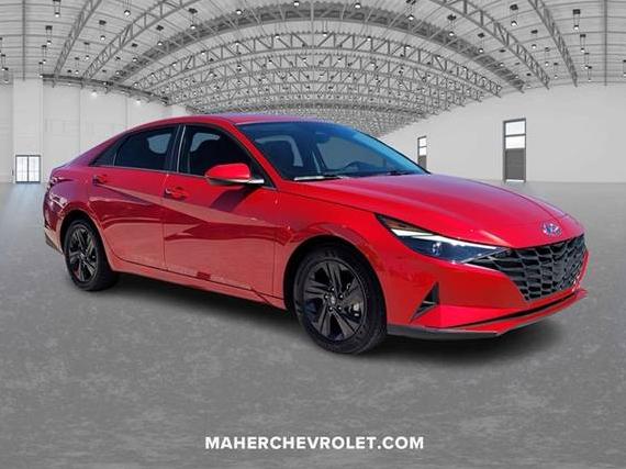 HYUNDAI ELANTRA 2021 5NPLM4AG7MH028309 image
