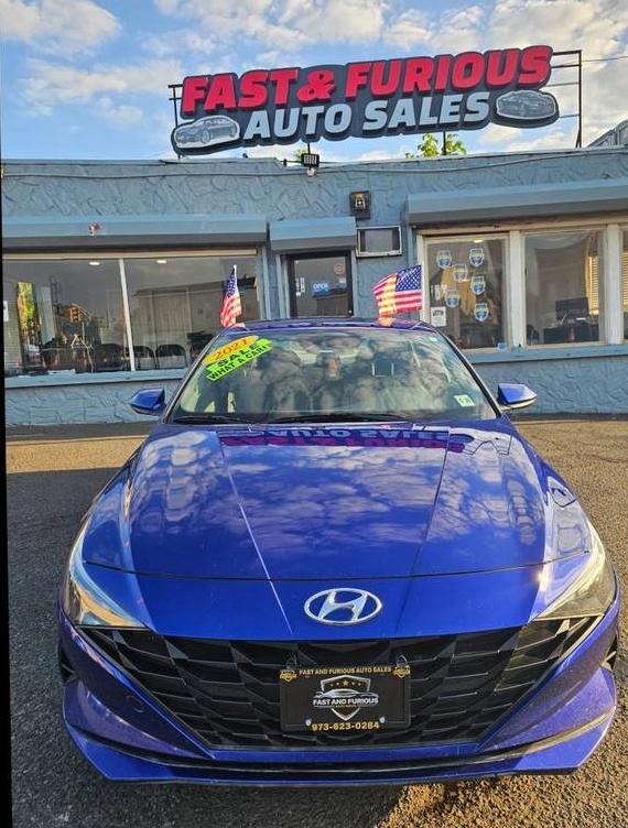 HYUNDAI ELANTRA 2021 KMHLM4AG1MU152707 image