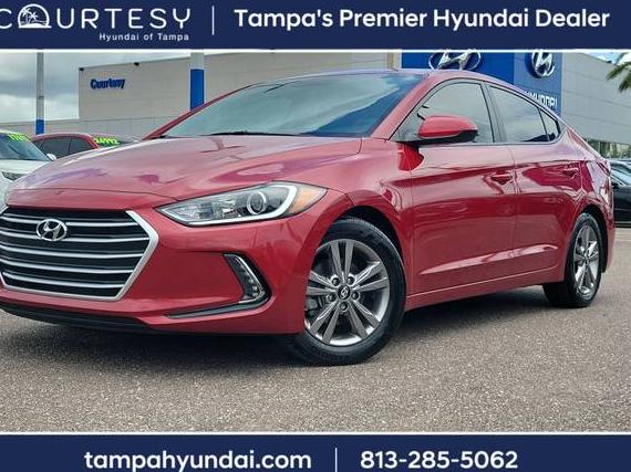 HYUNDAI ELANTRA 2017 KMHD84LF4HU388206 image
