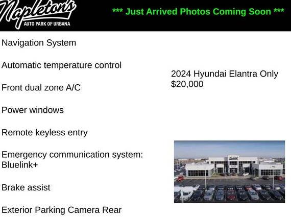 HYUNDAI ELANTRA 2024 KMHLM4DG2RU671137 image