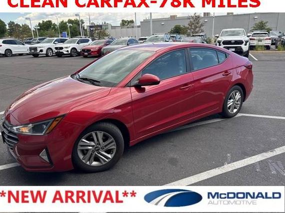 HYUNDAI ELANTRA 2020 5NPD84LF2LH515817 image
