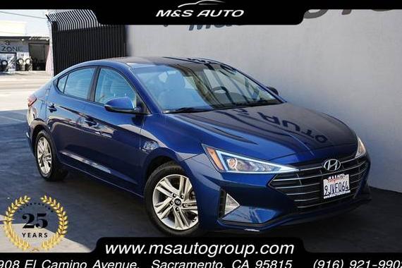 HYUNDAI ELANTRA 2020 5NPD84LF7LH515778 image