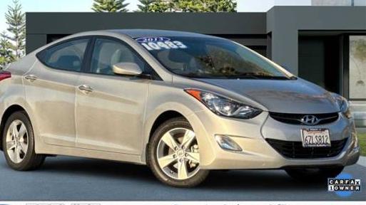 HYUNDAI ELANTRA 2013 KMHDH4AE9DU745416 image