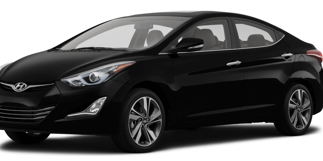 HYUNDAI ELANTRA 2014 KMHDH4AE3EU113237 image