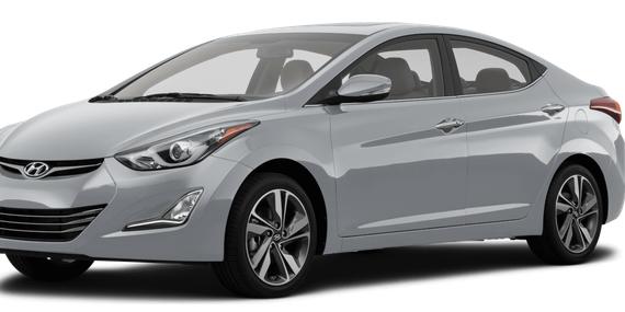 HYUNDAI ELANTRA 2014 KMHDH4AE1EU100356 image