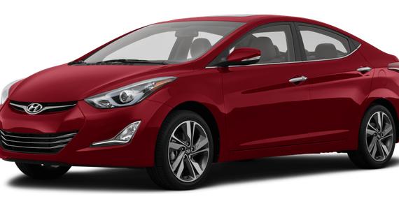 HYUNDAI ELANTRA 2014 KMHDH4AE2EU180587 image