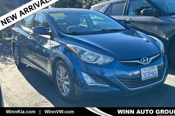 HYUNDAI ELANTRA 2014 KMHDH4AE8EU153748 image