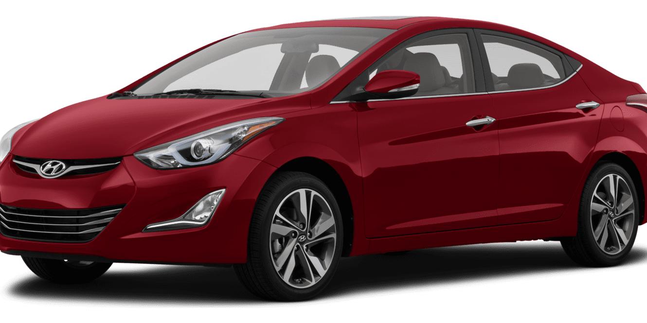 HYUNDAI ELANTRA 2014 KMHDH4AEXEU153721 image