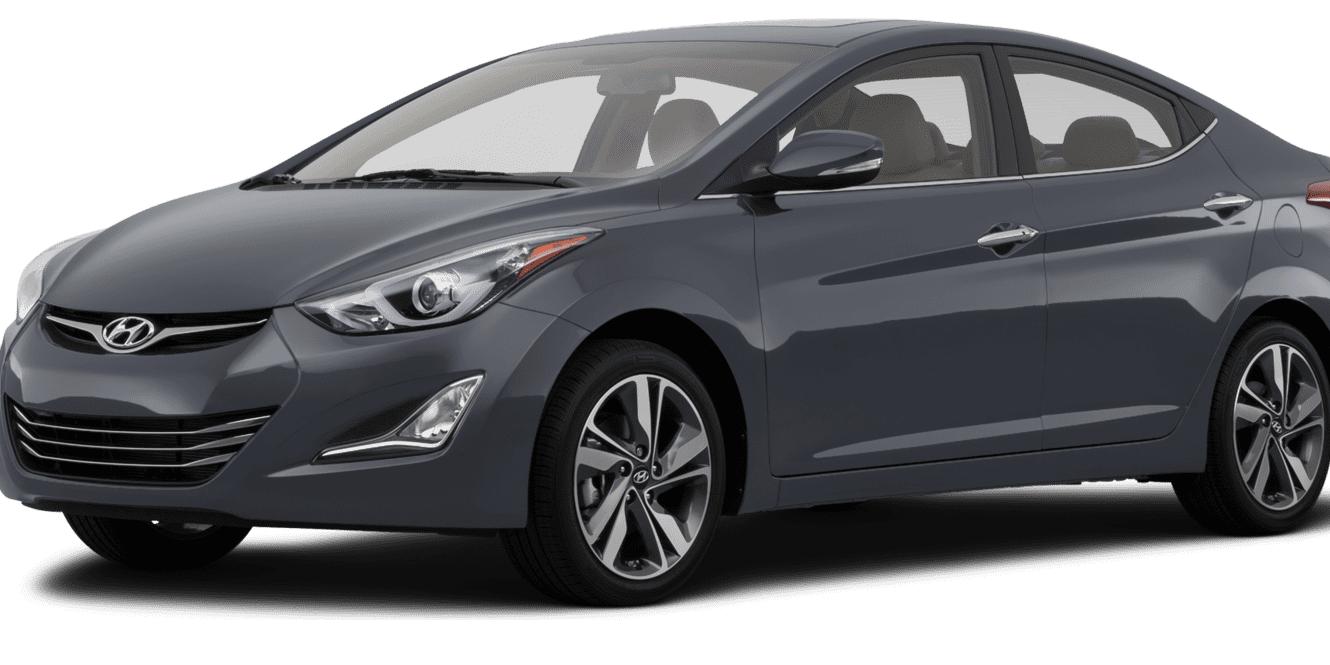 HYUNDAI ELANTRA 2014 KMHDH4AE6EU115564 image