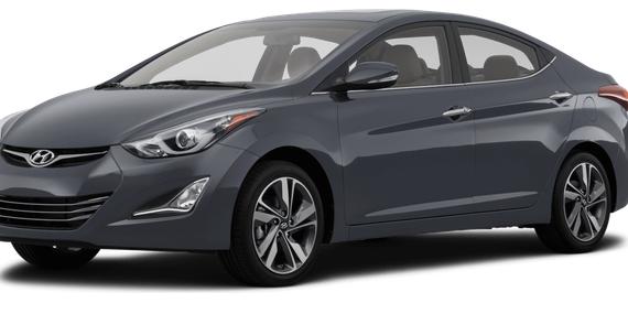 HYUNDAI ELANTRA 2014 KMHDH4AE9EU154245 image