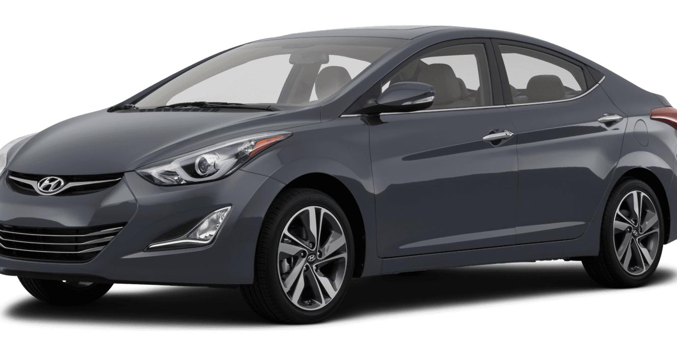 HYUNDAI ELANTRA 2014 KMHDH4AE3EU100083 image