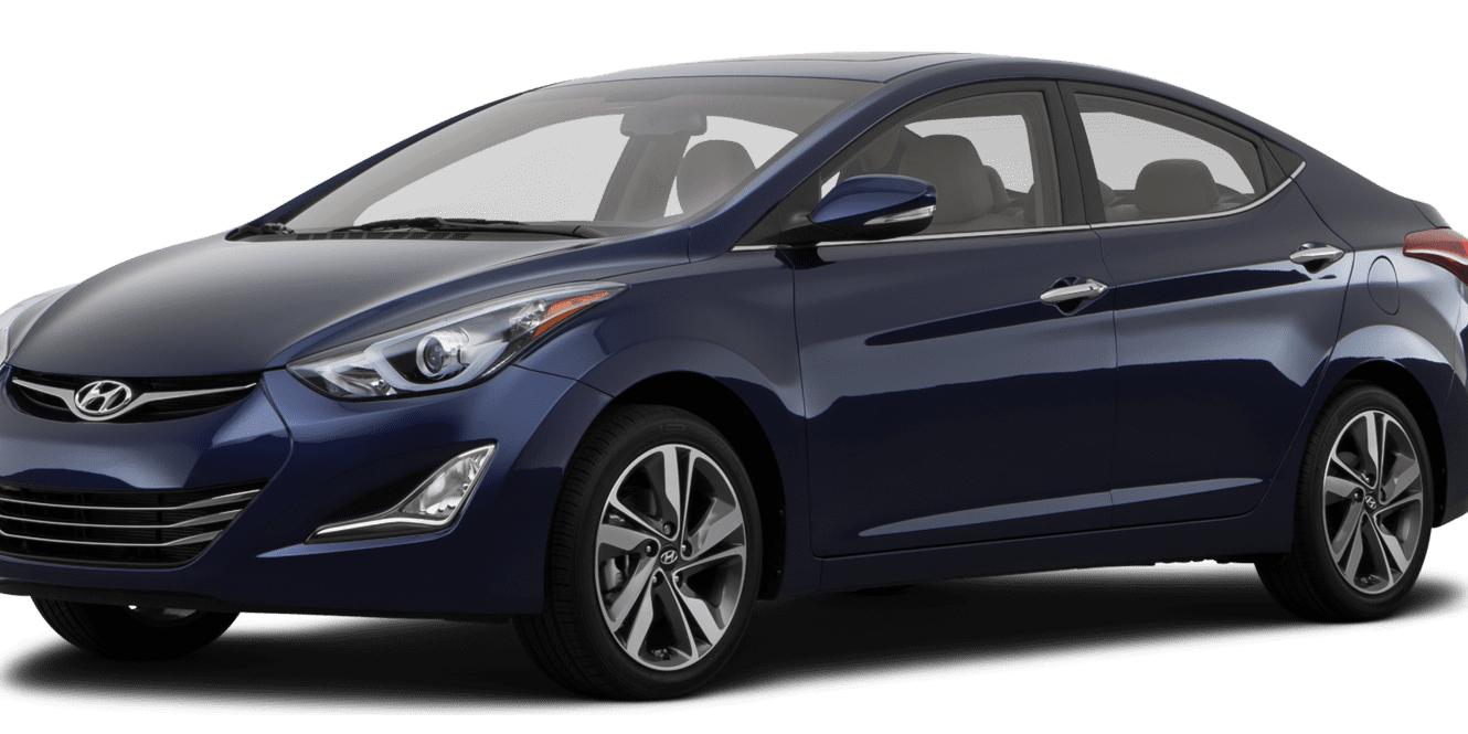 HYUNDAI ELANTRA 2014 KMHDH4AE0EU212601 image