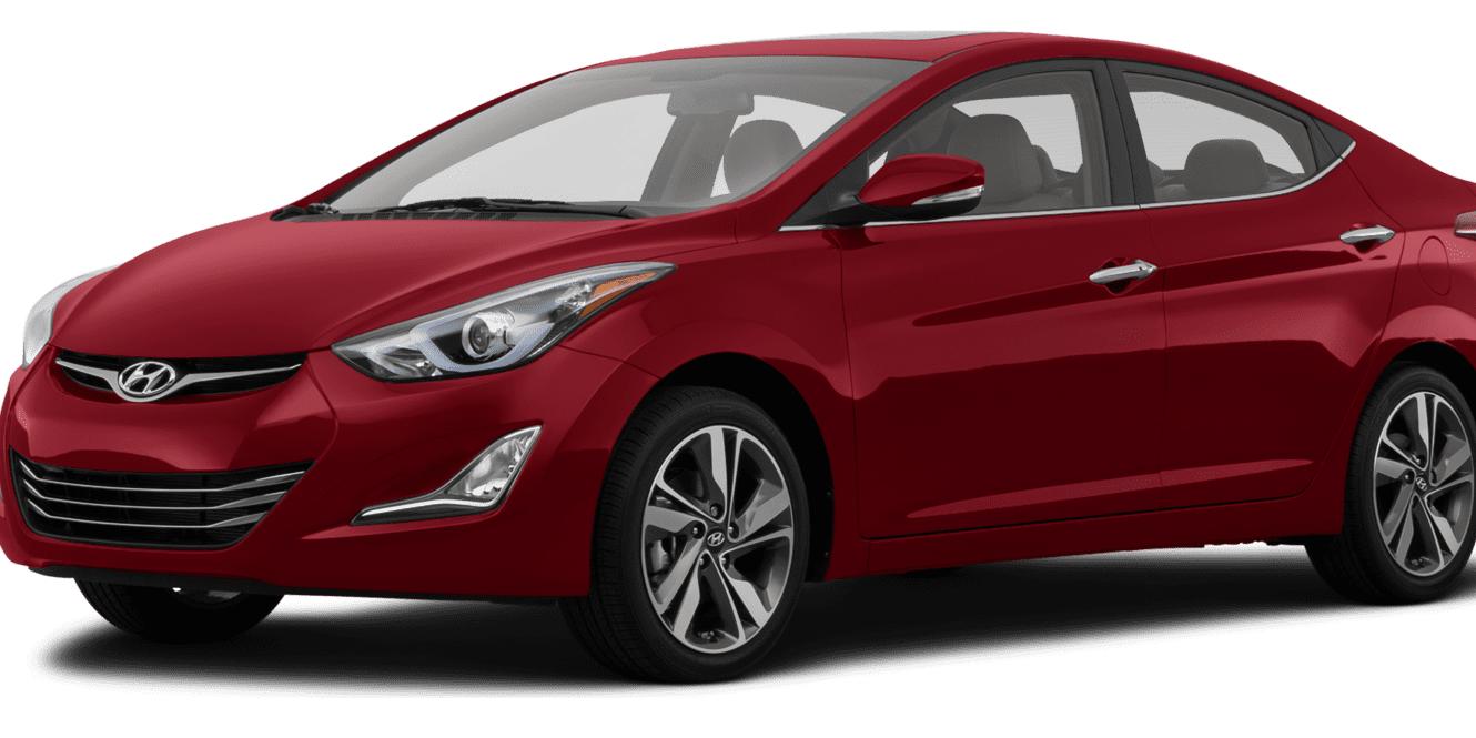 HYUNDAI ELANTRA 2014 5NPDH4AE3EH543204 image