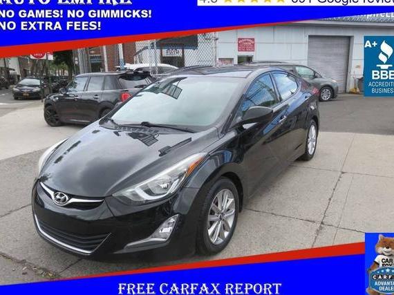 HYUNDAI ELANTRA 2014 5NPDH4AE6EH471382 image