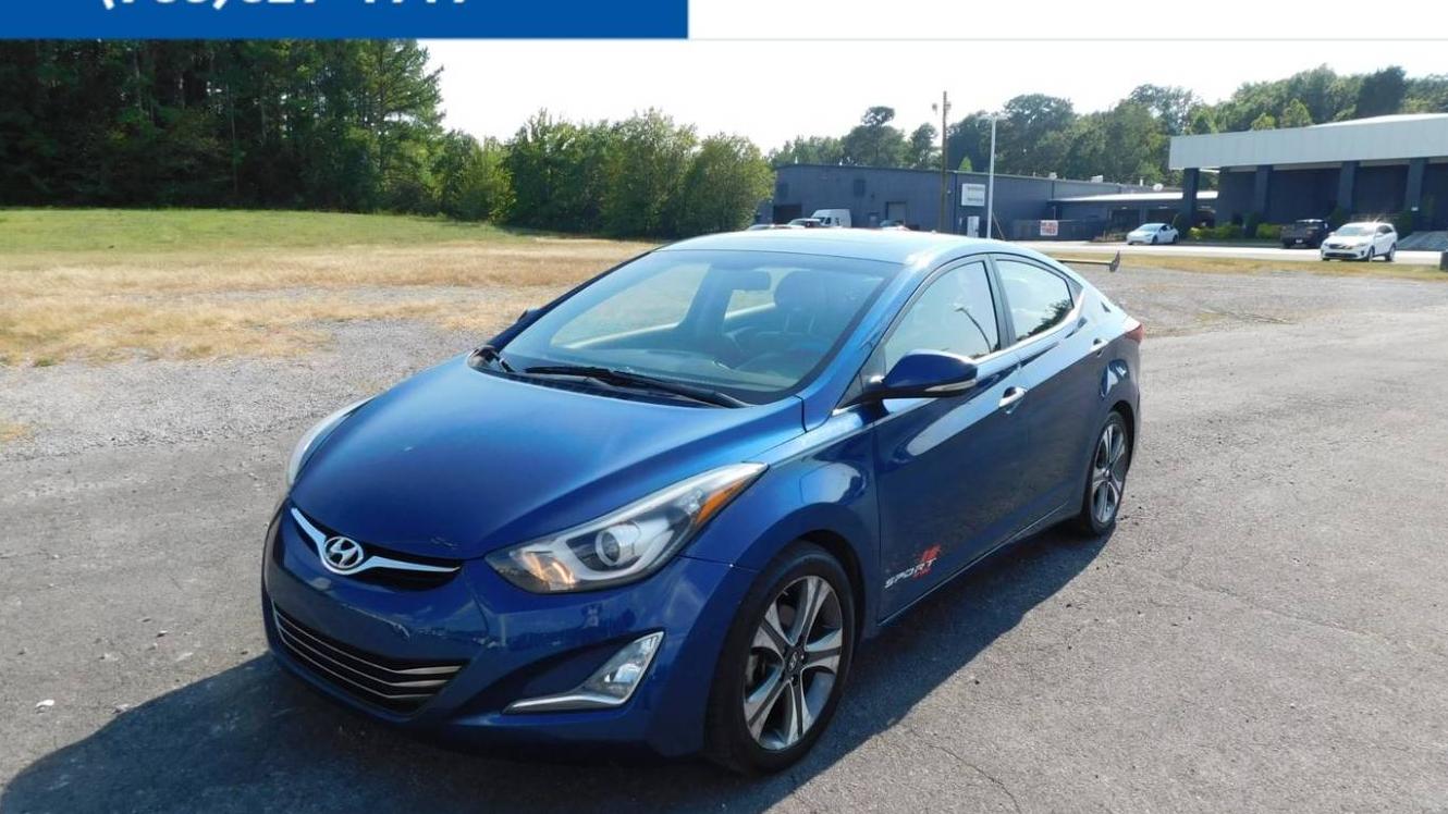 HYUNDAI ELANTRA 2014 KMHDH4AH8EU081802 image