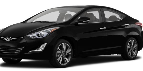 HYUNDAI ELANTRA 2014 KMHDH4AE1EU065110 image