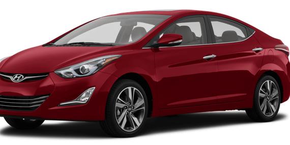 HYUNDAI ELANTRA 2014 KMHDH4AE9EU087713 image