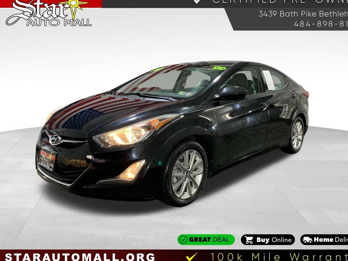 HYUNDAI ELANTRA 2014 5NPDH4AE1EH466171 image