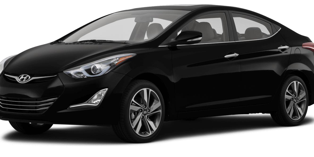 HYUNDAI ELANTRA 2014 KMHDH4AEXEU166615 image