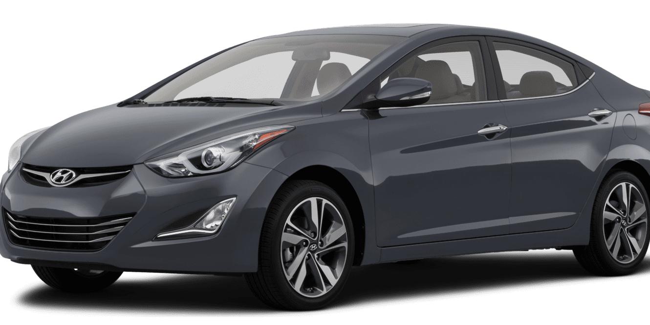 HYUNDAI ELANTRA 2014 KMHDH4AE9EU043761 image