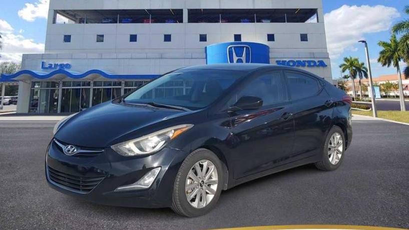 HYUNDAI ELANTRA 2014 KMHDH4AE1EU062384 image