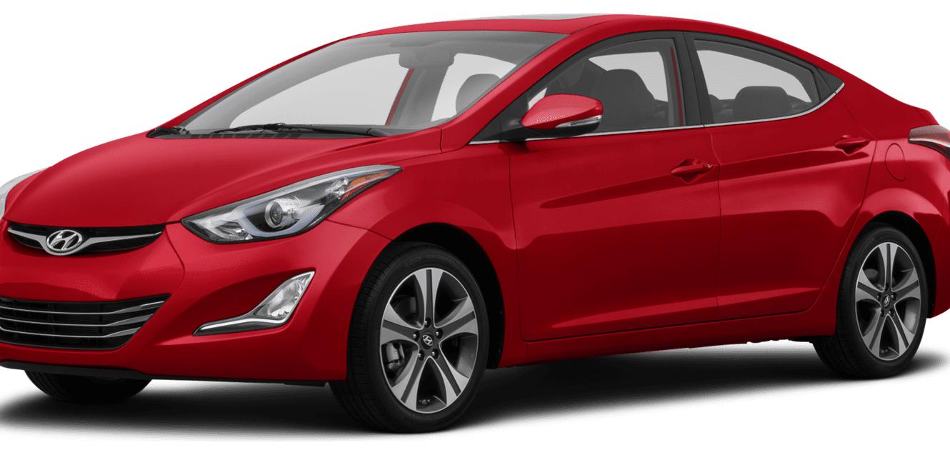 HYUNDAI ELANTRA 2014 KMHDH4AH7EU123652 image