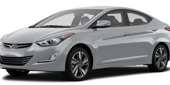 HYUNDAI ELANTRA 2014 KMHDH4AEXEU037340 image