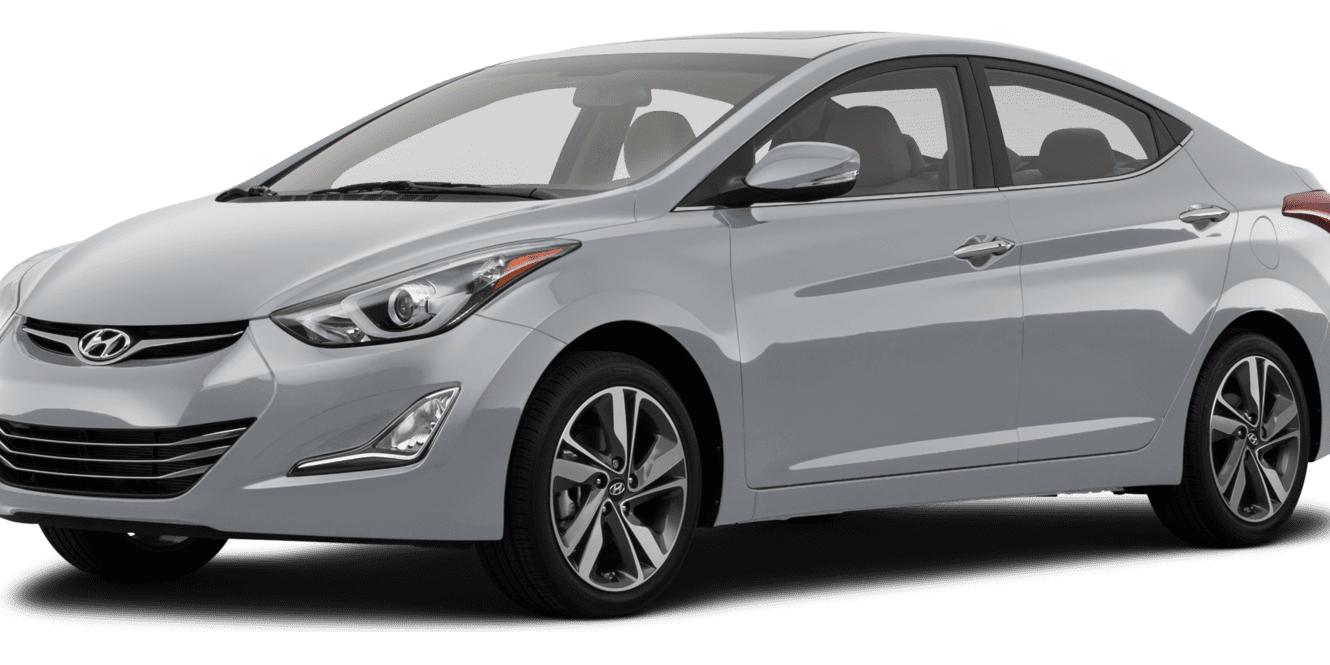 HYUNDAI ELANTRA 2014 KMHDH4AE6EU170578 image