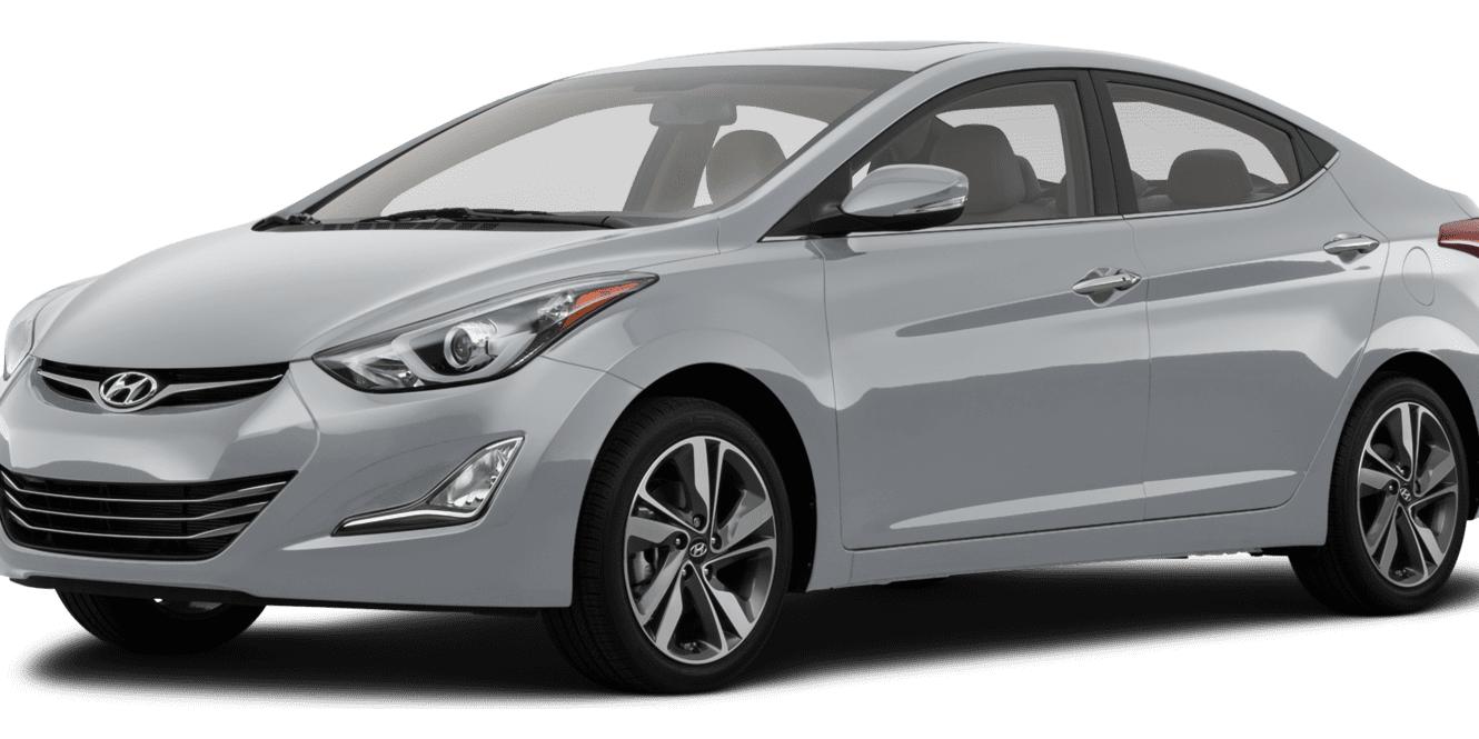 HYUNDAI ELANTRA 2014 KMHDH4AE7EU172114 image