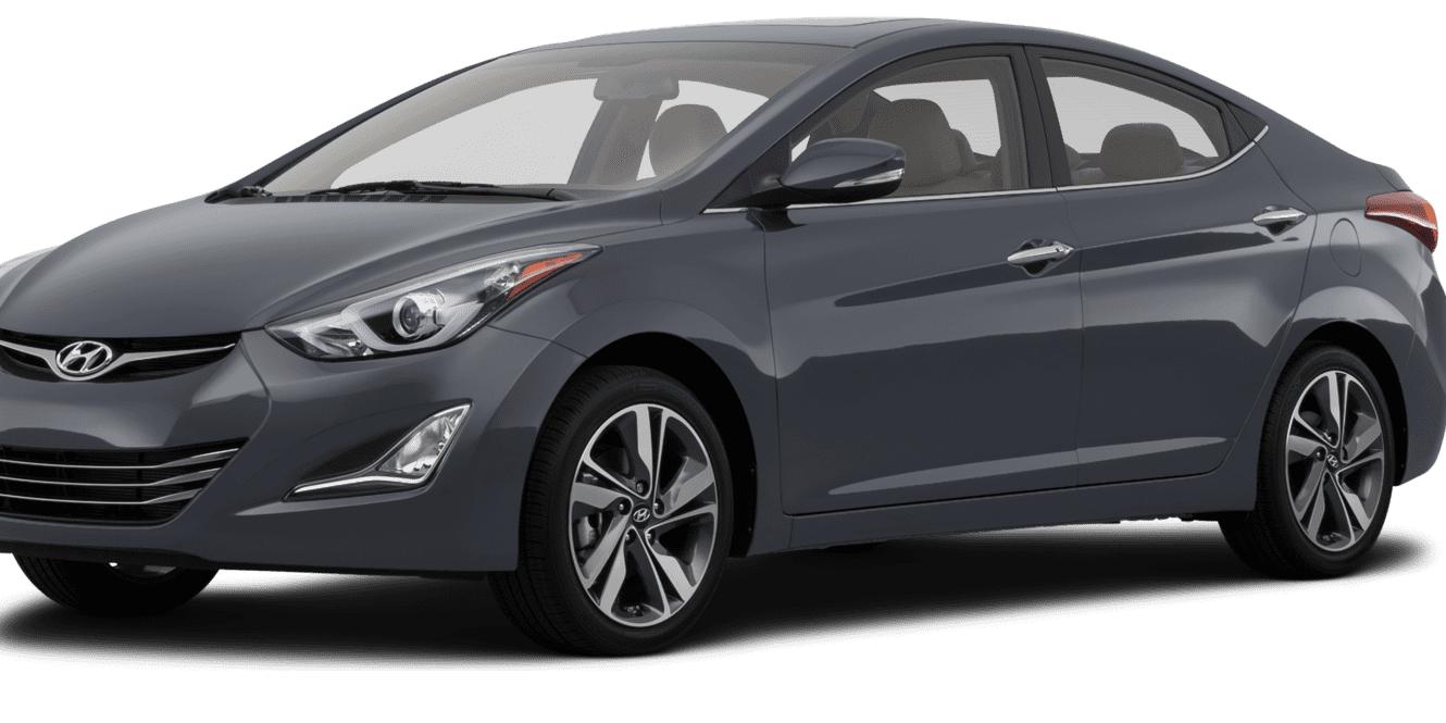 HYUNDAI ELANTRA 2014 KMHDH4AE6EU161394 image