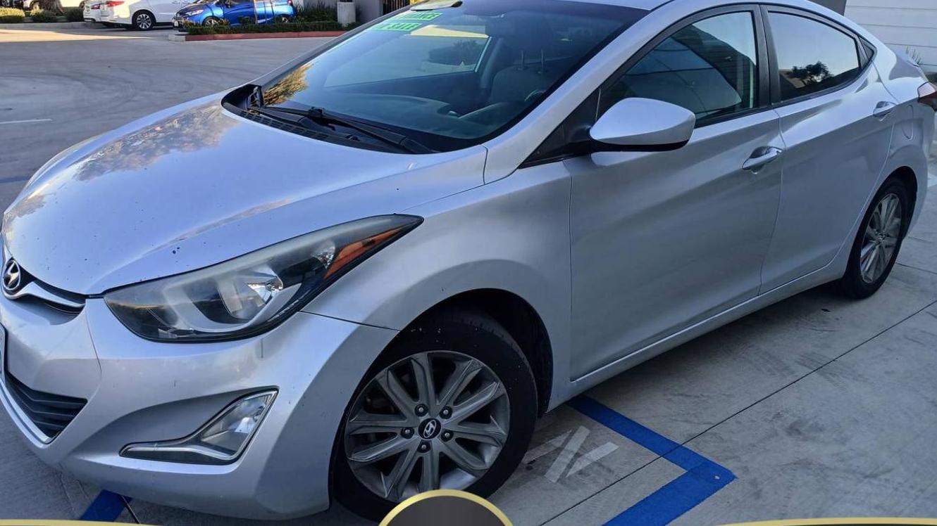 HYUNDAI ELANTRA 2014 KMHDH4AE3EU214228 image