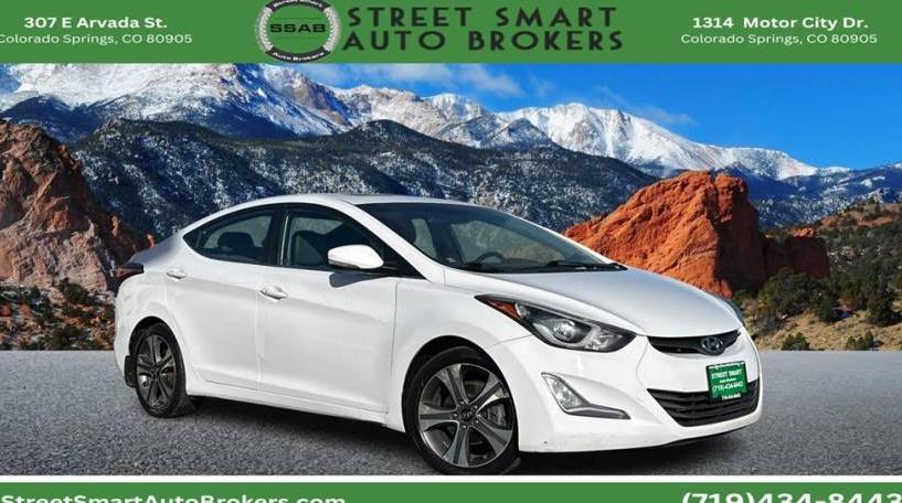 HYUNDAI ELANTRA 2015 KMHDH4AHXFU348701 image