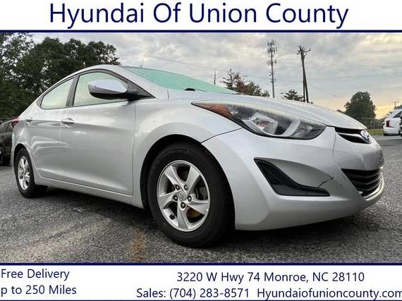 HYUNDAI ELANTRA 2015 5NPDH4AE8FH559612 image