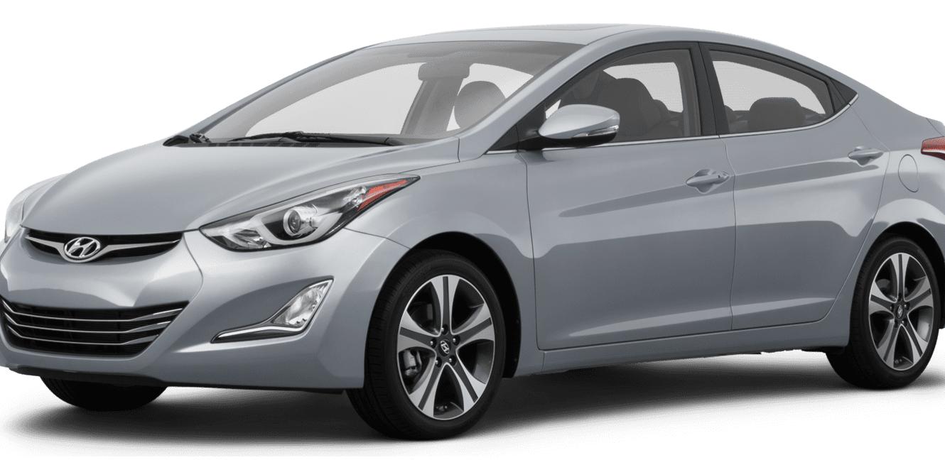 HYUNDAI ELANTRA 2015 KMHDH4AHXFU414664 image