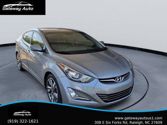 HYUNDAI ELANTRA 2015 KMHDH4AE6FU361905 image