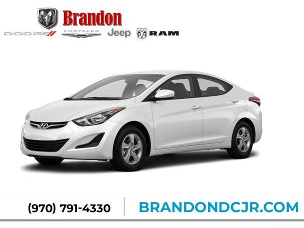 HYUNDAI ELANTRA 2015 KMHD35LH8FU243544 image