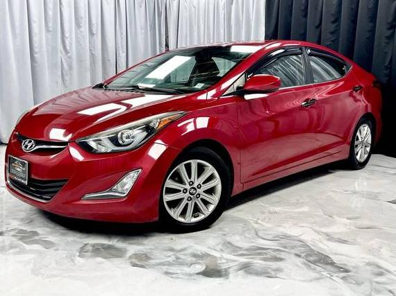 HYUNDAI ELANTRA 2015 KMHDH4AEXFU414671 image