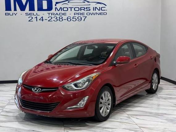 HYUNDAI ELANTRA 2015 KMHDH4AE8FU444865 image