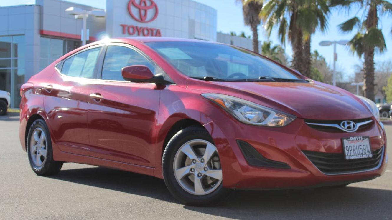 HYUNDAI ELANTRA 2015 KMHDH4AEXFU449551 image