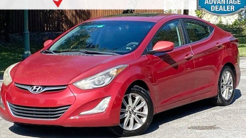 HYUNDAI ELANTRA 2015 KMHDH4AE8FU224030 image