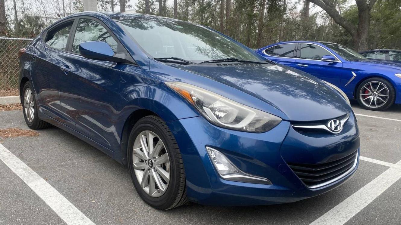 HYUNDAI ELANTRA 2015 KMHDH4AE4FU277937 image