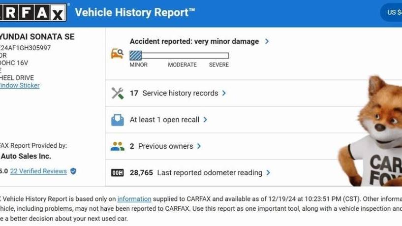 HYUNDAI SONATA 2016 5NPE24AF1GH305997 image