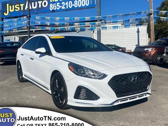 HYUNDAI SONATA 2018 5NPE34AF4JH603576 image