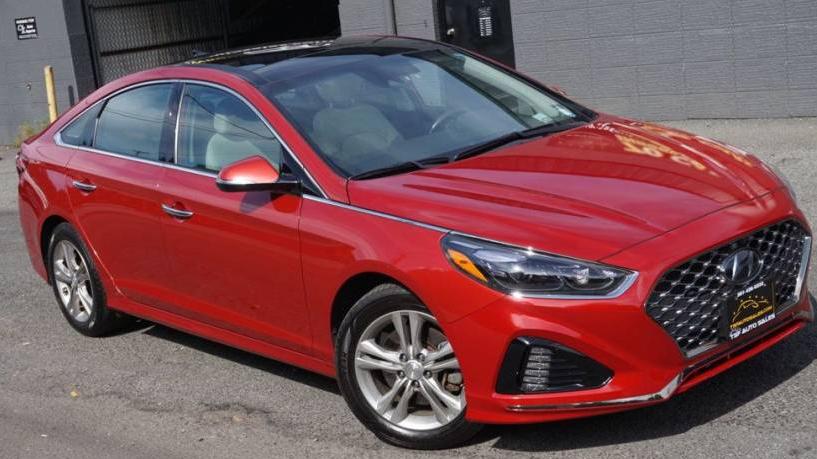 HYUNDAI SONATA 2018 5NPE34AF9JH720070 image