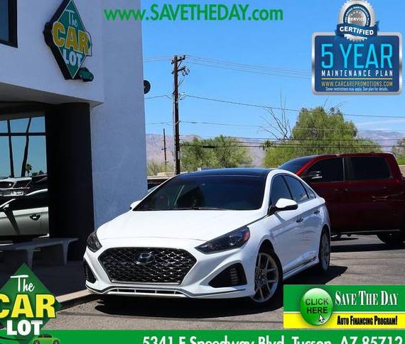 HYUNDAI SONATA 2018 5NPE34AB7JH710585 image