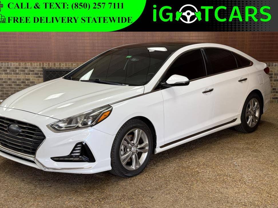 HYUNDAI SONATA 2018 5NPE34AF4JH646749 image