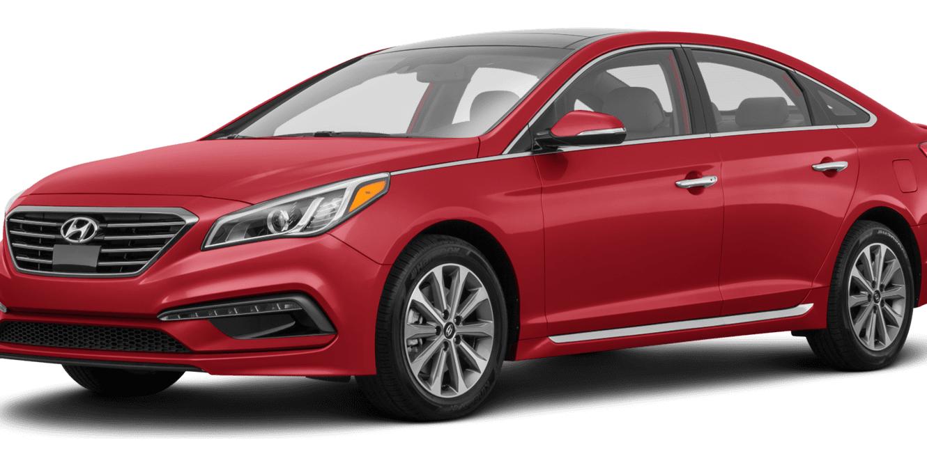 HYUNDAI SONATA 2018 5NPE34AB8JH614674 image